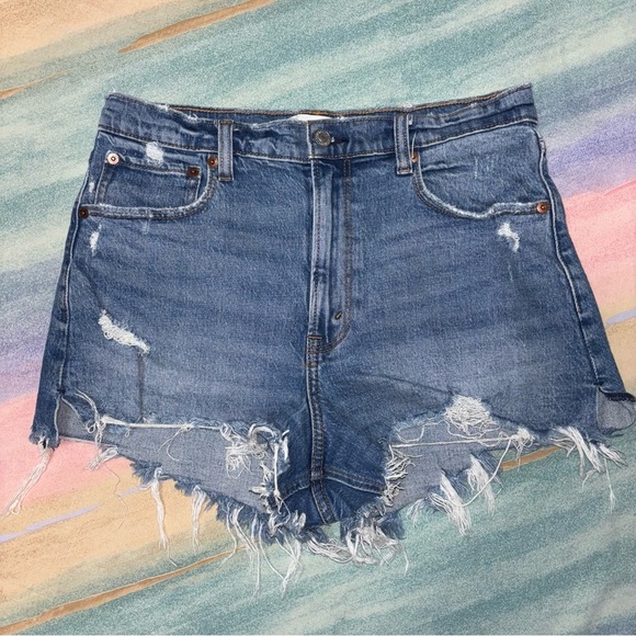 Abercrombie & Fitch The cutoff high rise Short Size 6 / 28 - Picture 1 of 7